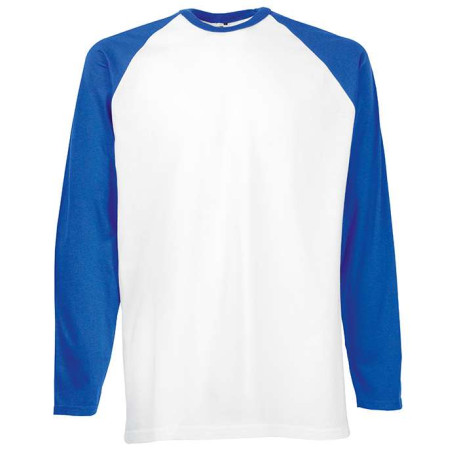 Мужская футболка с длинным рукавом двухцветная L/S Baseball